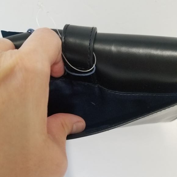 Cole Haan Vestry Black Leather Clutch - Picture 6 of 12